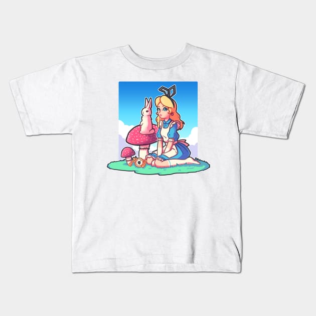 Alice Kids T-Shirt by Chrivart